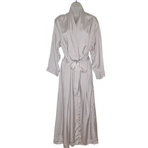 Vintage Bella Notte Goddess Long Robe Women's Large Shawl Collar Silky Bemberg